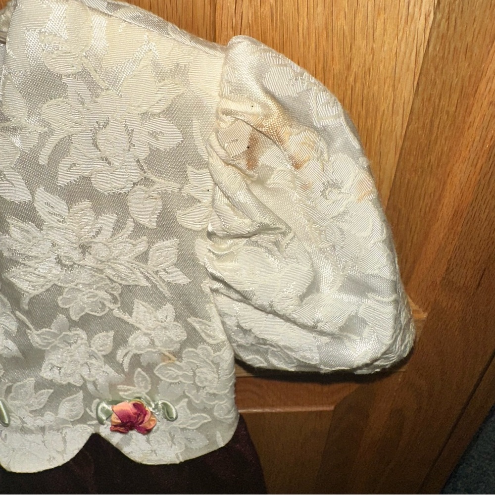 Bonnie Jean Cream Floral Dress size 5 y.o. - Picture 8 of 10